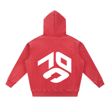 Snow Wash Fleece Oversize Hoodie