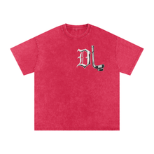 “ICE” Snow Washed Oversized Cotton T-Shirt