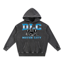Hunt  Gridiron Snow Wash Oversize Hoodie