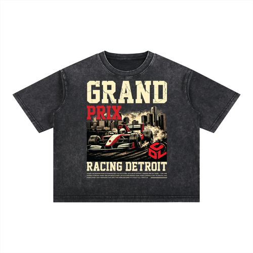 Grand Prix Mineral Wash Boxy T-Shirt