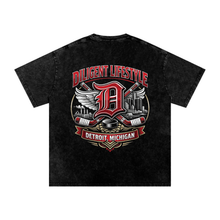 “ICE” Snow Washed Oversized Cotton T-Shirt